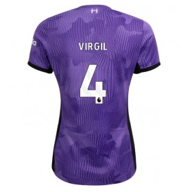 Damen Fußballbekleidung Liverpool Virgil van Dijk #4 3rd Trikot 2023-24 Kurzarm